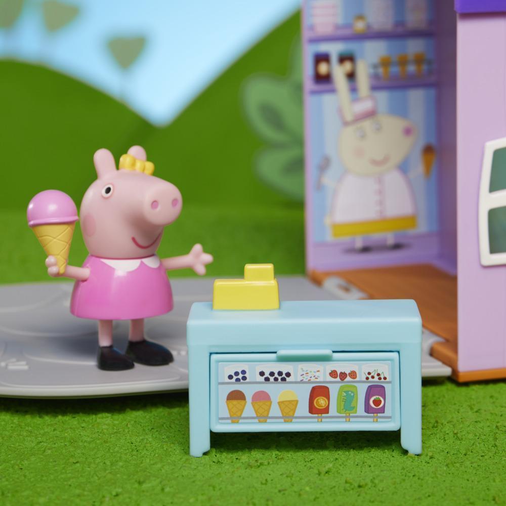 Peppa Pig Peppa's Club Peppa's Ice Cream Shop Preschool Toy; 1 Figure, 4 Accessories, Carry Handle, for Ages 3 and Up product thumbnail 1
