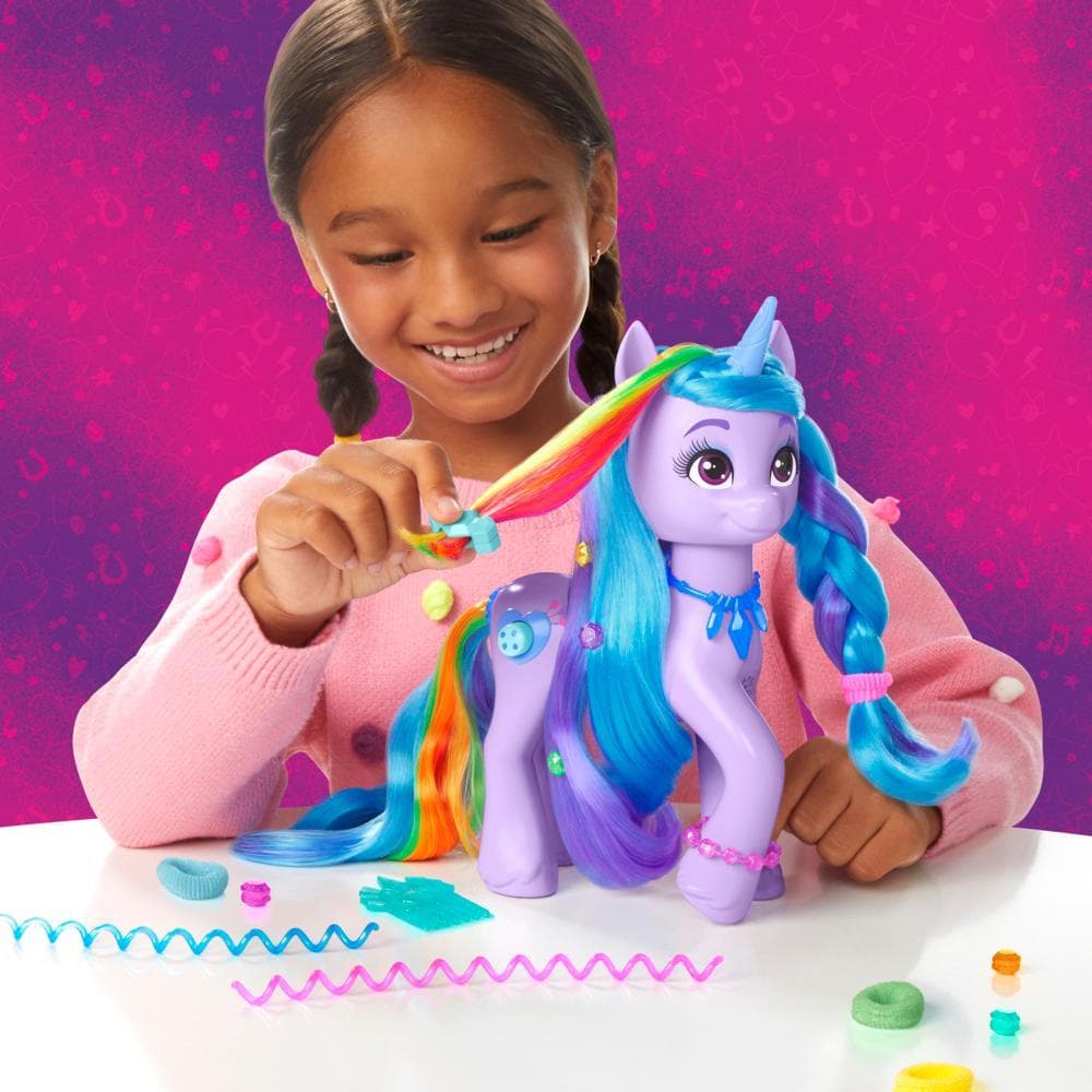 My Little Pony: Tell Your Tale Rainbow Styles Izzy Moonbow, 9.5" Unicorn Toys Kids Age 4+ product image 1