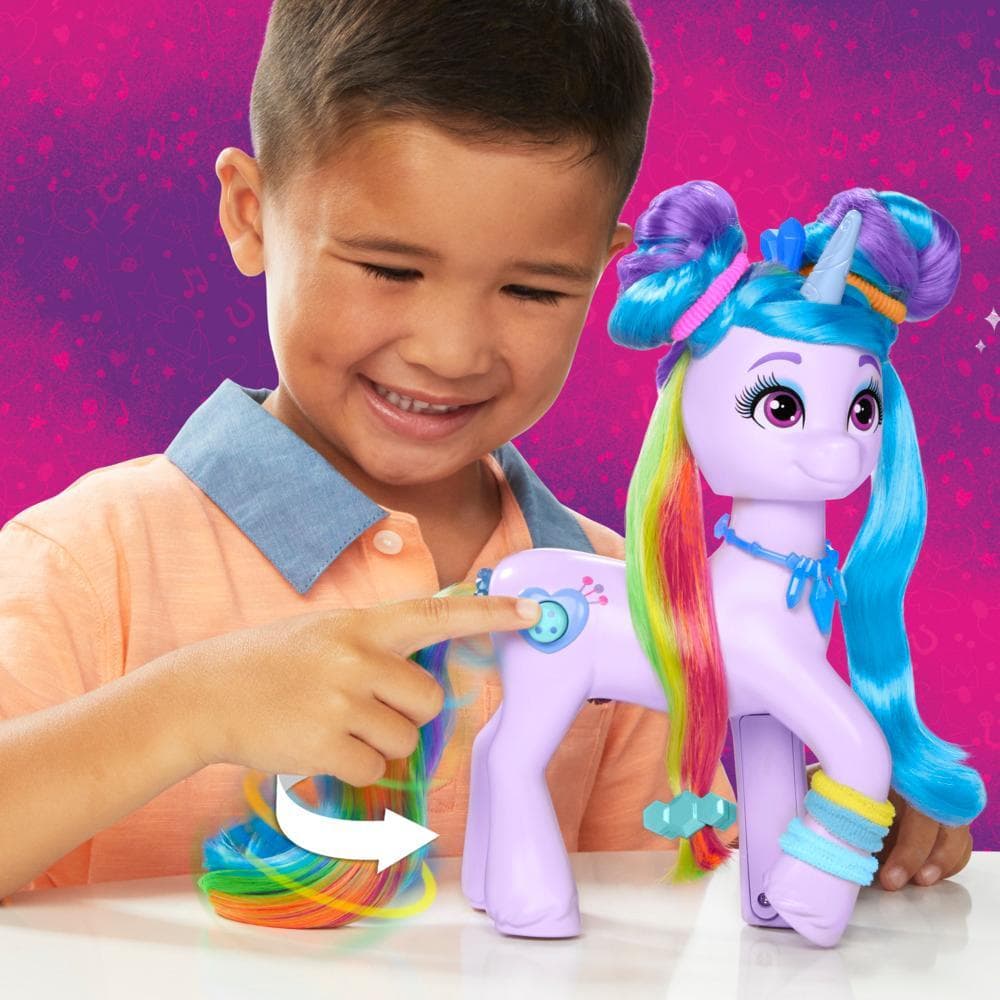 My Little Pony: Tell Your Tale Rainbow Styles Izzy Moonbow, 9.5" Unicorn Toys Kids Age 4+ product thumbnail 1