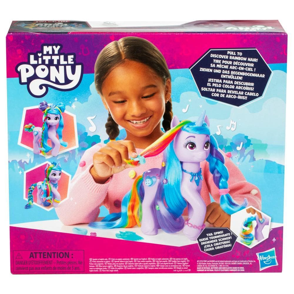 My Little Pony: Tell Your Tale Rainbow Styles Izzy Moonbow, 9.5" Unicorn Toys Kids Age 4+ product thumbnail 1