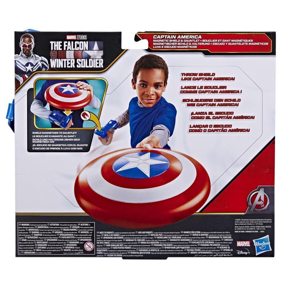 Marvel The Falcon and The Winter Soldier Captain America Magnetic Shield & Gauntlet Roleplay Toys for Kids Ages 5 and Up product thumbnail 1