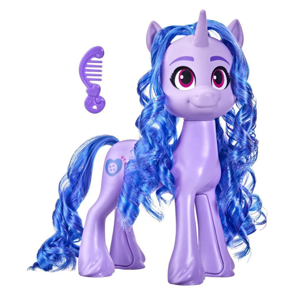 My Little Pony: A New Generation Mega Movie Friends Izzy Moonbow -- 8-Inch Purple Pony Toy with Comb product thumbnail 1