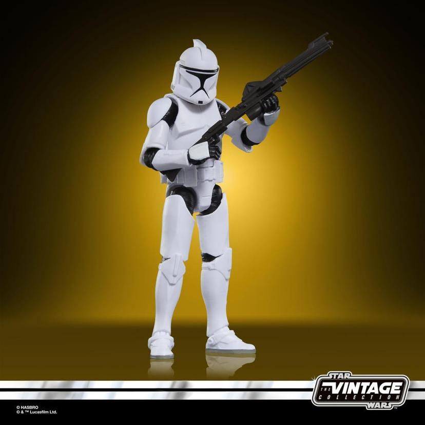 Star Wars The Vintage Collection Phase I Clone Trooper, Star Wars: Attack of the Clones Action Figure (3.75”) product image 1