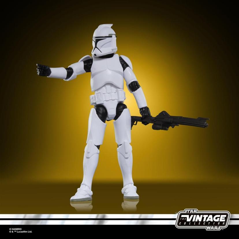 Star Wars The Vintage Collection Phase I Clone Trooper, Star Wars: Attack of the Clones Action Figure (3.75”) product image 1