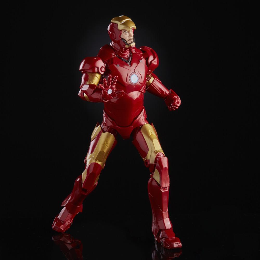 Hasbro Marvel Legends Series 6-inch Scale Action Figure Toy Iron Man Mark 3, Includes Premium Design and 5 Accessories product thumbnail 1