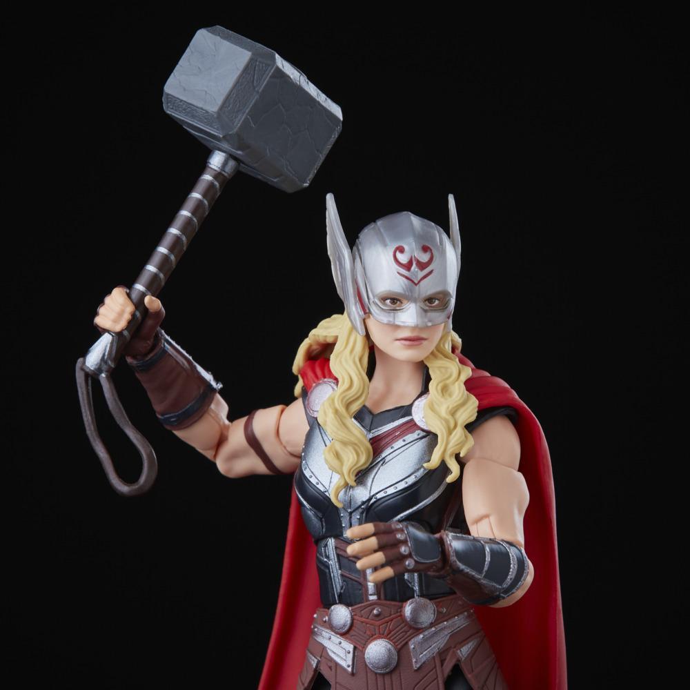 Marvel Legends Thor: Love and Thunder Mighty Thor Action Figure 6-inch Collectible Toy, 4 Accessories, 1 Build-A-Figure Part product thumbnail 1