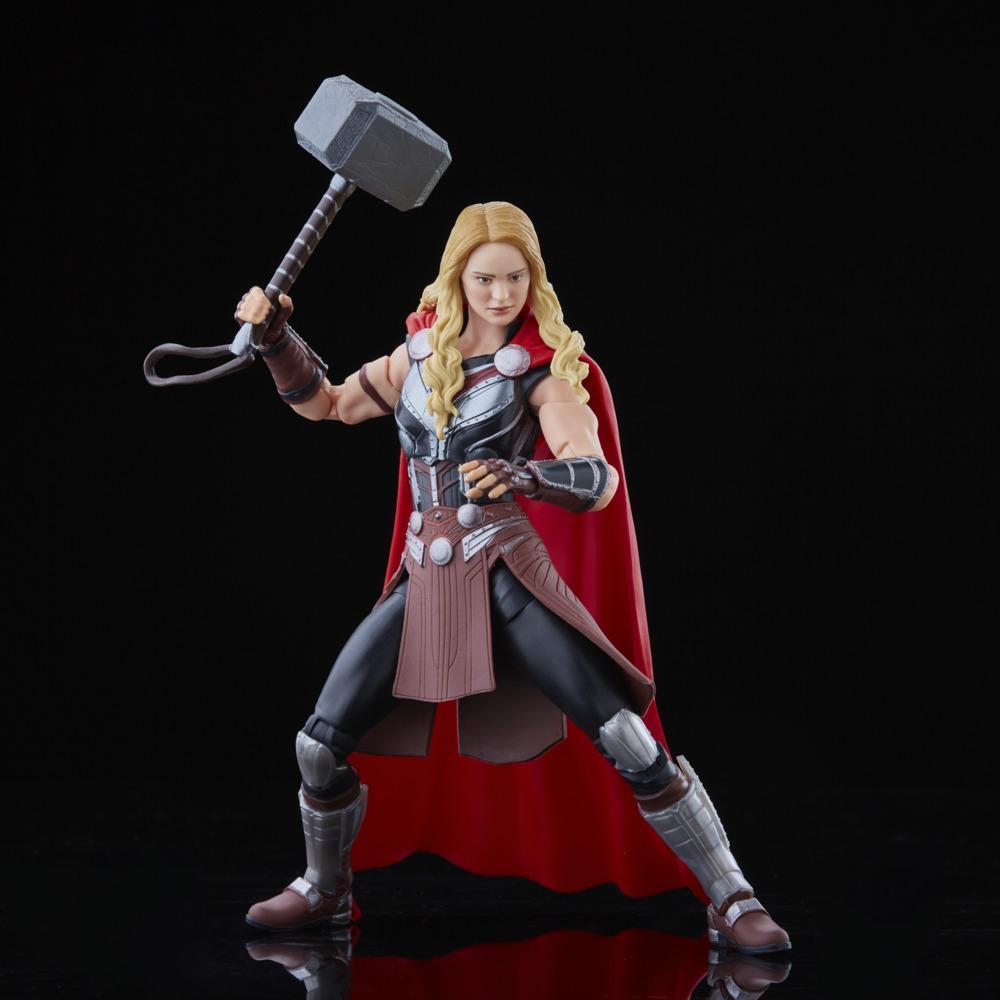 Marvel Legends Thor: Love and Thunder Mighty Thor Action Figure 6-inch Collectible Toy, 4 Accessories, 1 Build-A-Figure Part product thumbnail 1