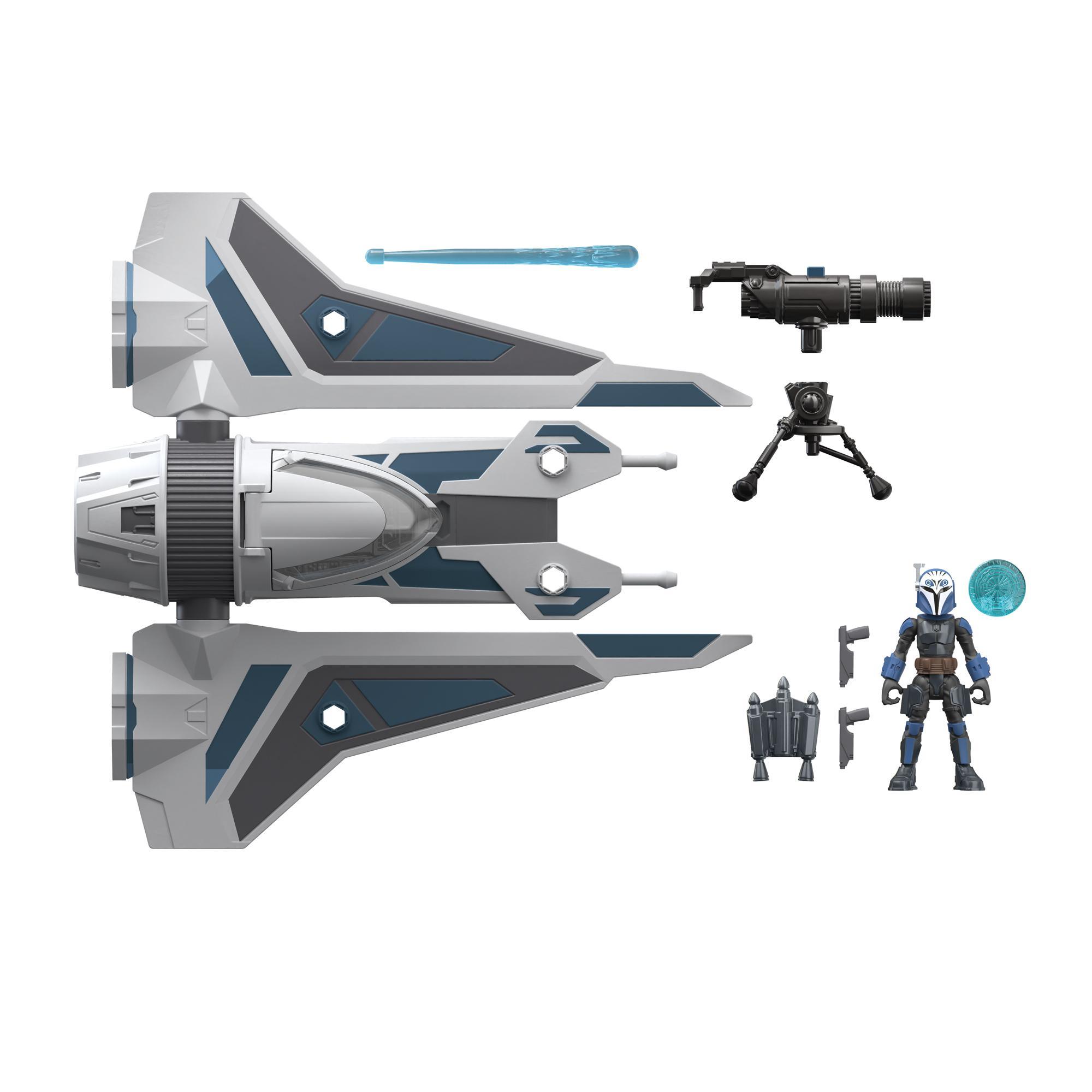 Star Wars Mission Fleet Stellar Class Bo-Katan Gauntlet Starfighter Starfighter Siege 2.5-Inch-Scale Figure & Vehicle product thumbnail 1