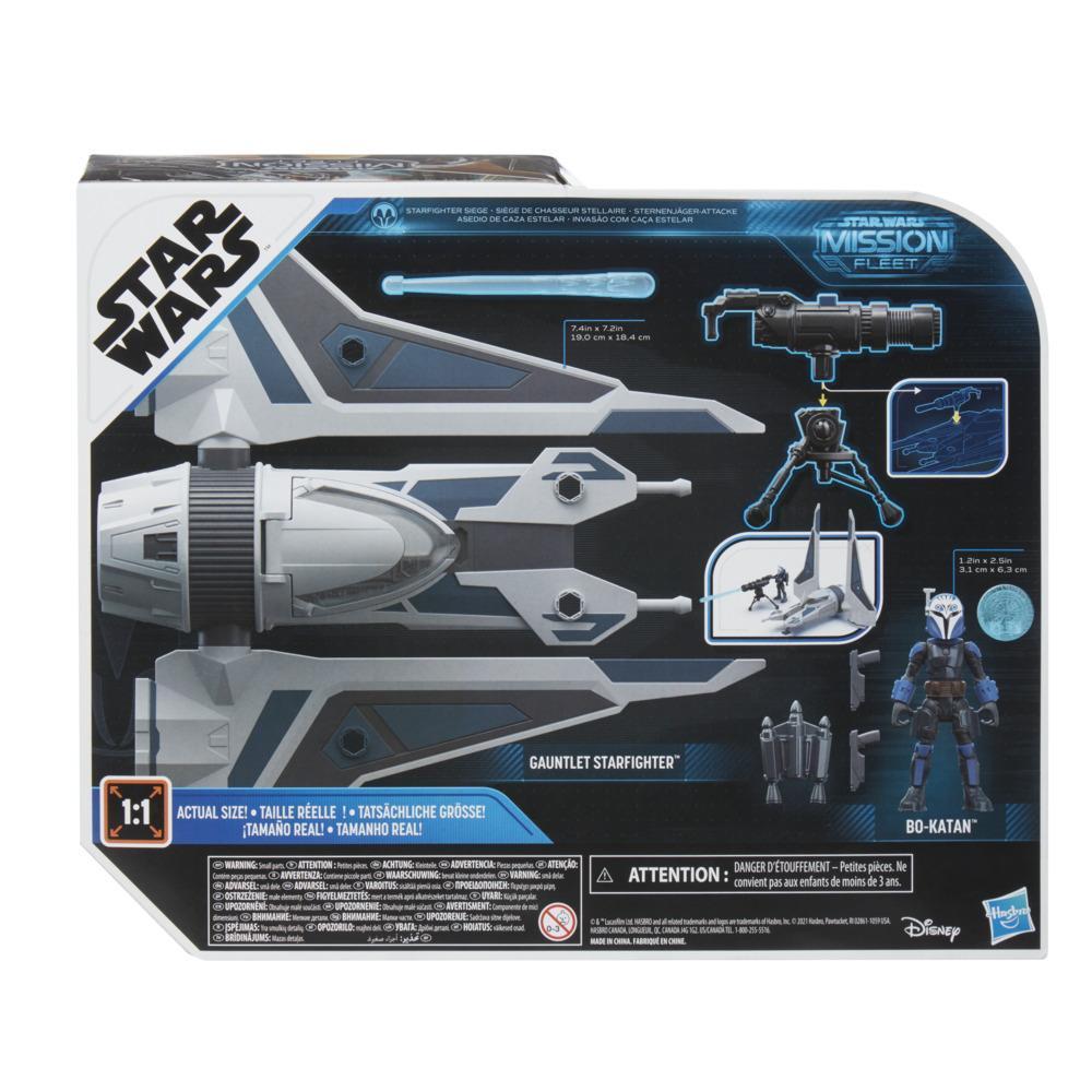 Star Wars Mission Fleet Stellar Class Bo-Katan Gauntlet Starfighter Starfighter Siege 2.5-Inch-Scale Figure & Vehicle product thumbnail 1