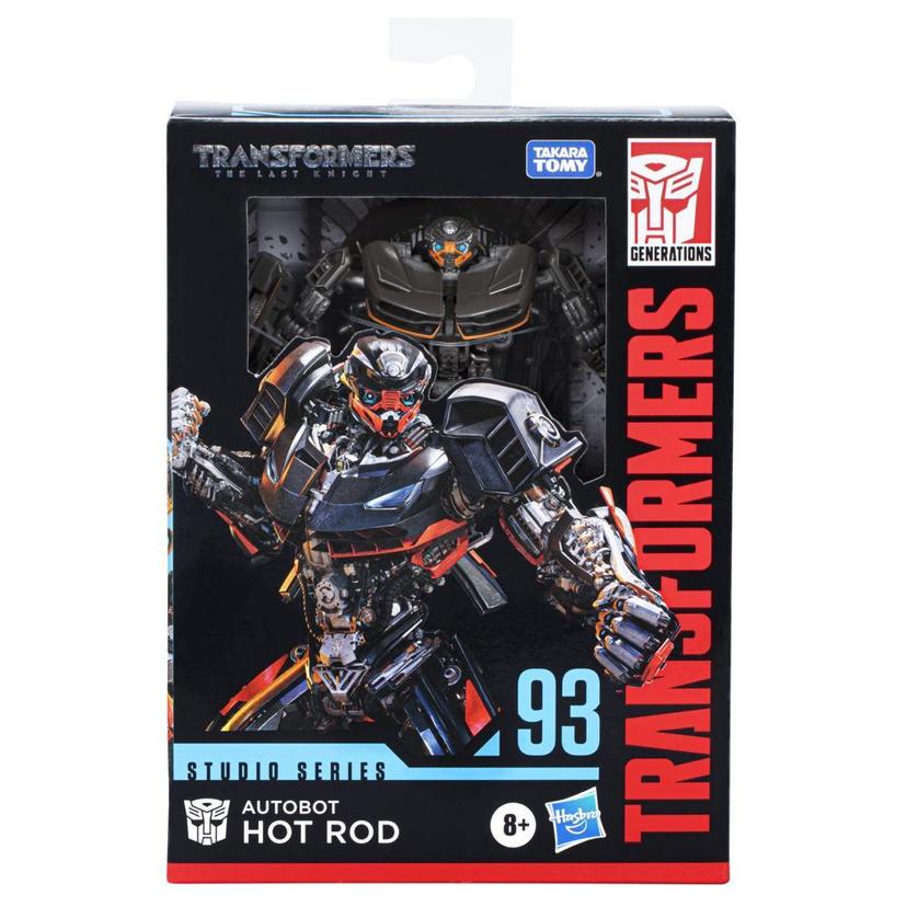 Transformers Toys Studio Series 93 Deluxe Transformers: The Last Knight Autobot Hot Rod Action Figure, 8 and Up, 4.5-inch product image 1