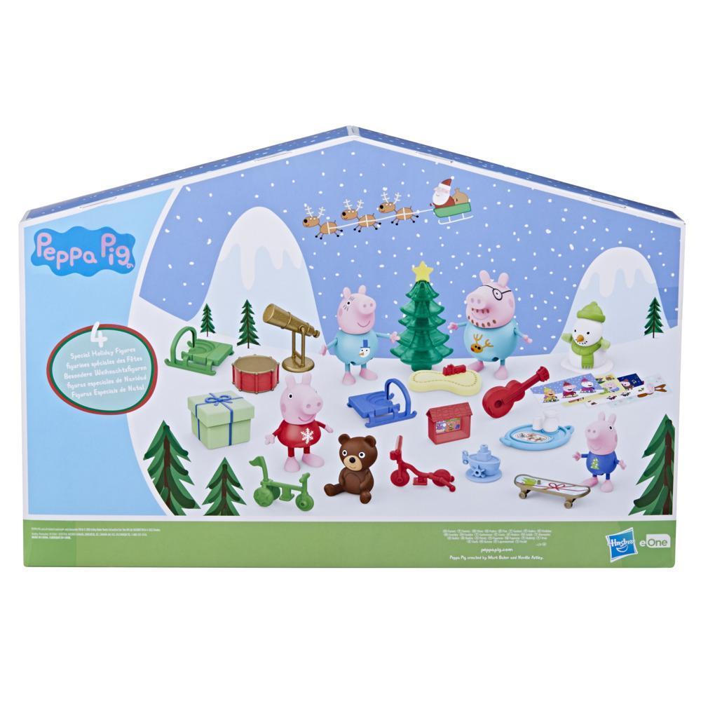 Peppa Pig Peppa’s Advent Calendar Toy, 18 x 36 Inches (Open); 24 Items Include 4 Holiday Family Figures; Ages 3 and Up product thumbnail 1