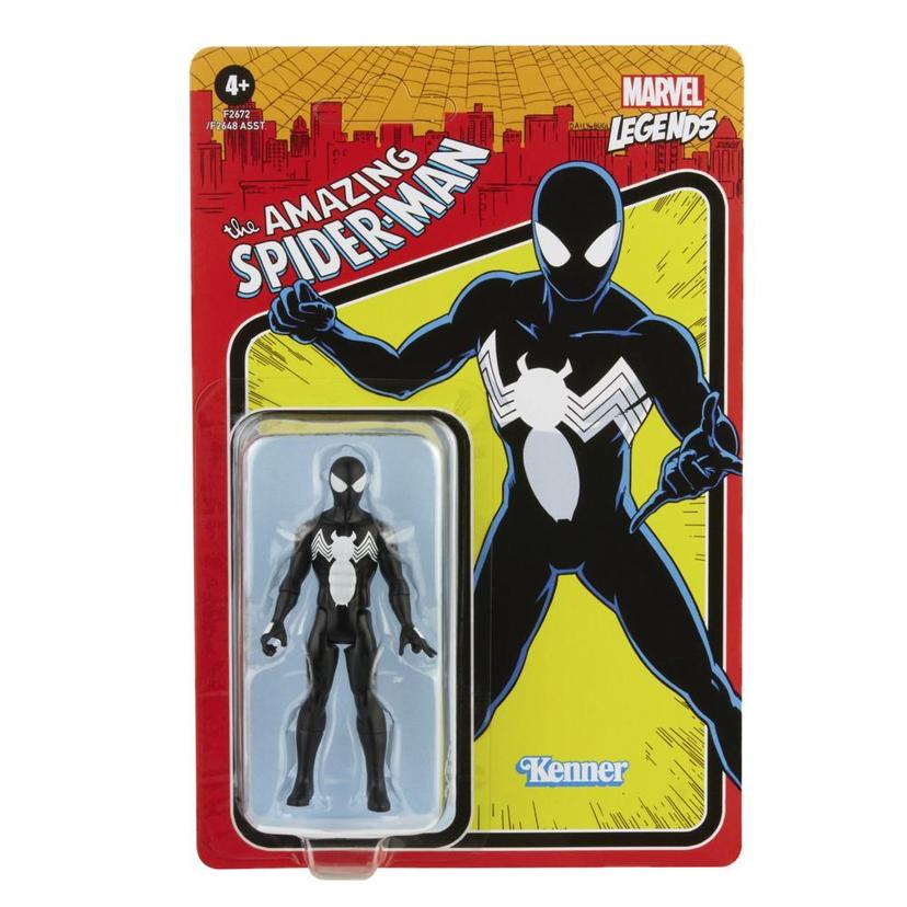 Hasbro Marvel Legends Series 3.75-inch Retro 375 Collection Symbiote Spider-Man Action Figure Toy product image 1