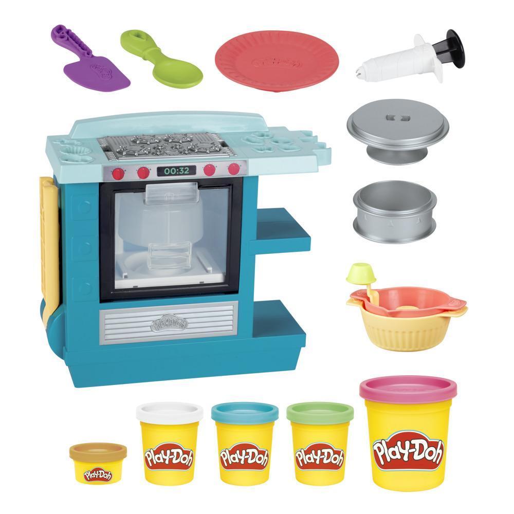 Play-Doh Kitchen Creations Rising Cake Oven Playset for Kids 3 Years and Up with 5 Cans, Non-Toxic product thumbnail 1