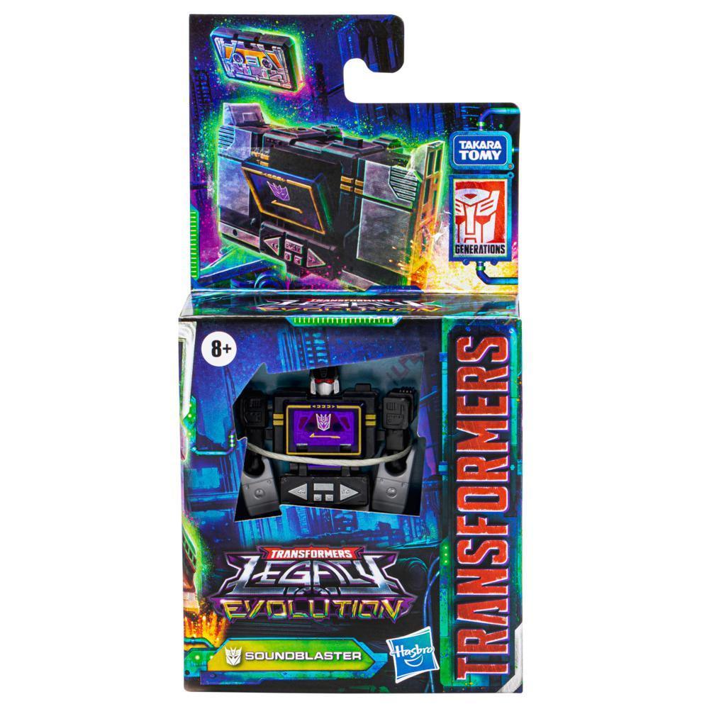 Transformers Legacy Evolution Core Soundblaster Converting Action Figure (3.5”) product thumbnail 1