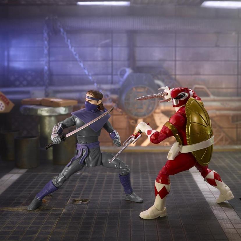 Power Rangers X Teenage Mutant Ninja Turtles Lightning Collection Morphed Raphael and Foot Soldier Tommy product image 1