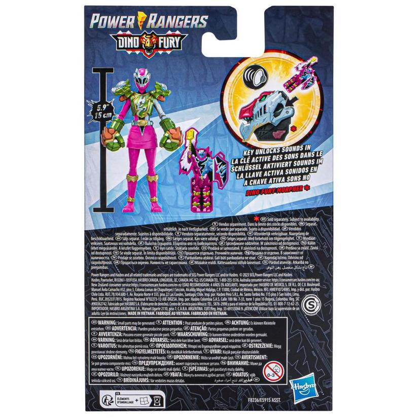 Power Rangers Dino Fury Smash Armor Pink Ranger, Power Rangers Toys Action Figures product image 1
