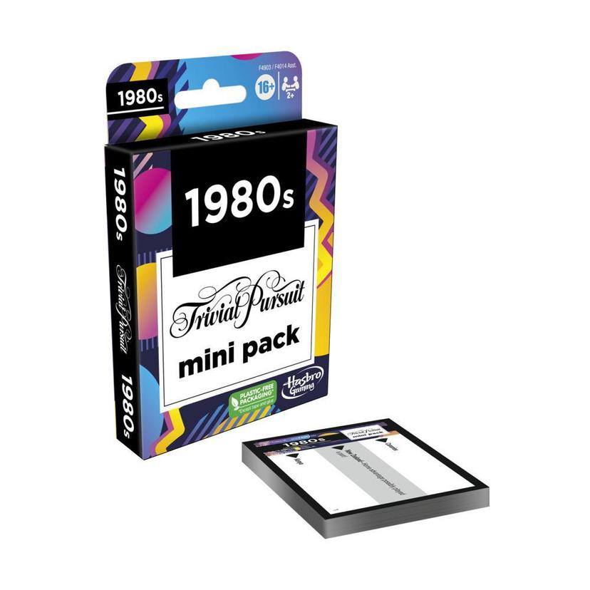 Trivial Pursuit 1980s Mini Pack Game, Fun Trivia Questions for Adults and Teens product image 1