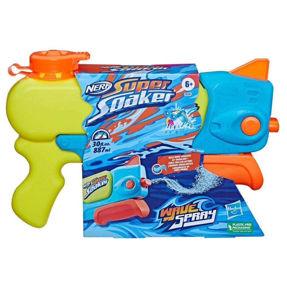 Nerf Super Soaker Wave Spray Water Blaster, Nozzle Moves To Create Wild Wave Soakage, Outdoor Games and Water Toys product image 1