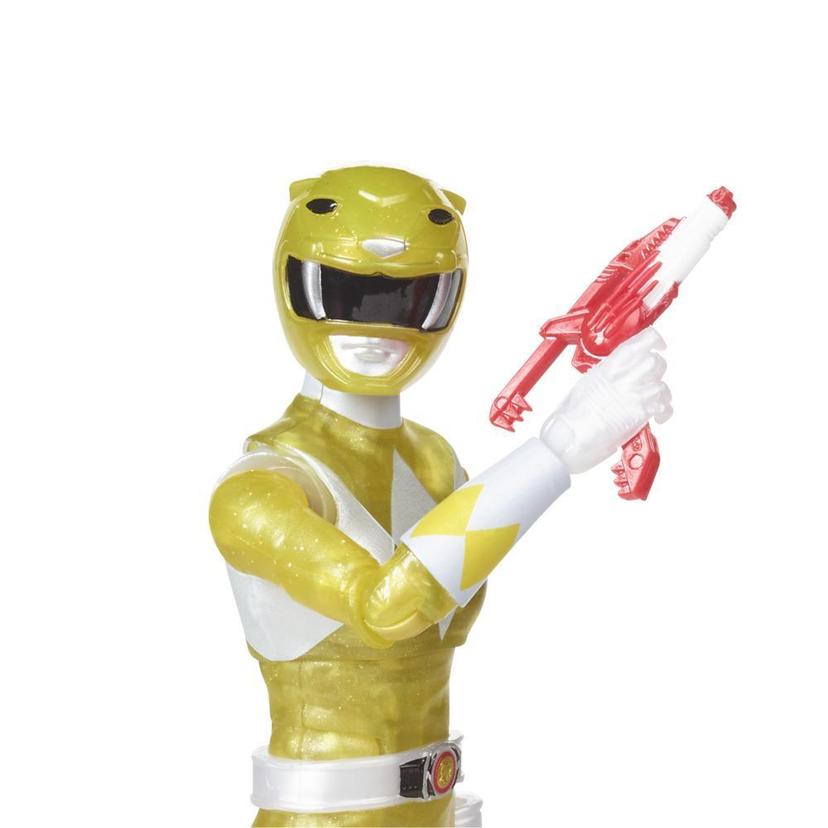 Power Rangers Lightning Collection Mighty Morphin Metallic Yellow Ranger 6-Inch Premium Collectible Action Figure Toy product image 1