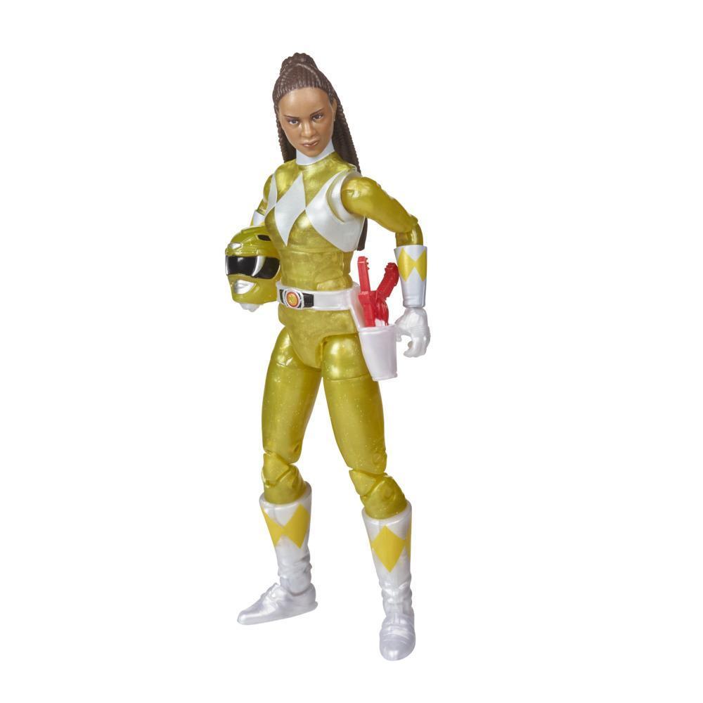 Power Rangers Lightning Collection Mighty Morphin Metallic Yellow Ranger 6-Inch Premium Collectible Action Figure Toy product thumbnail 1