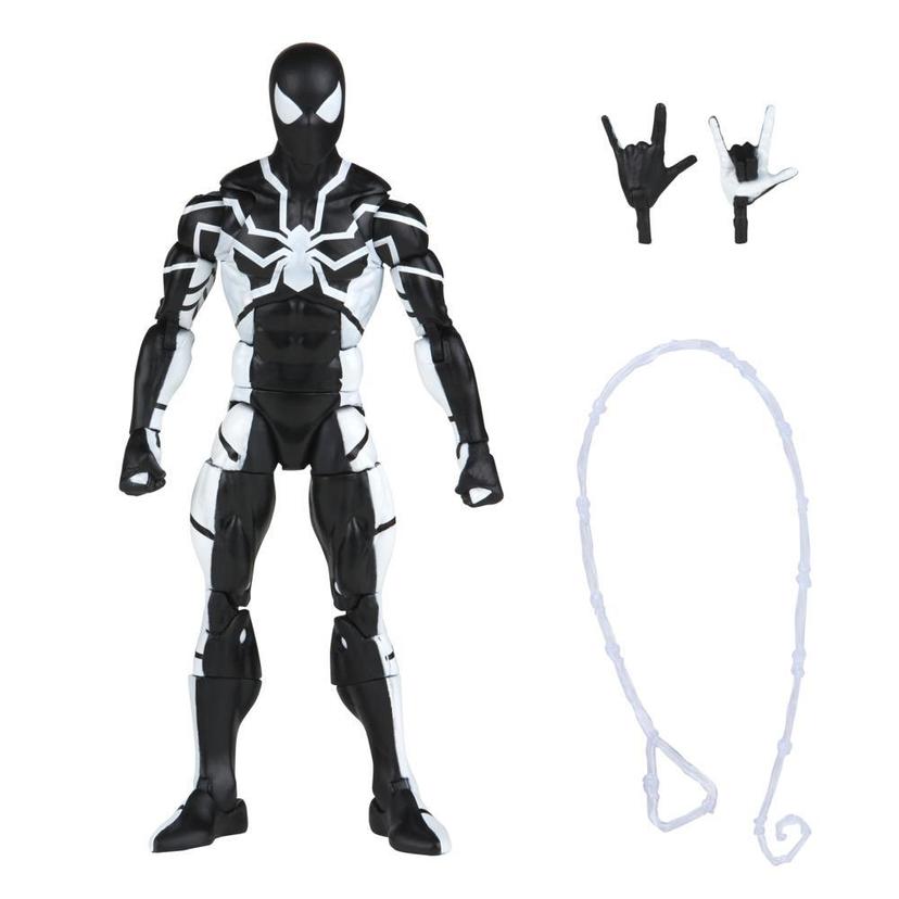 Marvel Legends Series Spider-Man 6-inch Future Foundation Spider-Man  (Stealth Suit) Action Figure Toy, Includes 4 Accessories - Marvel