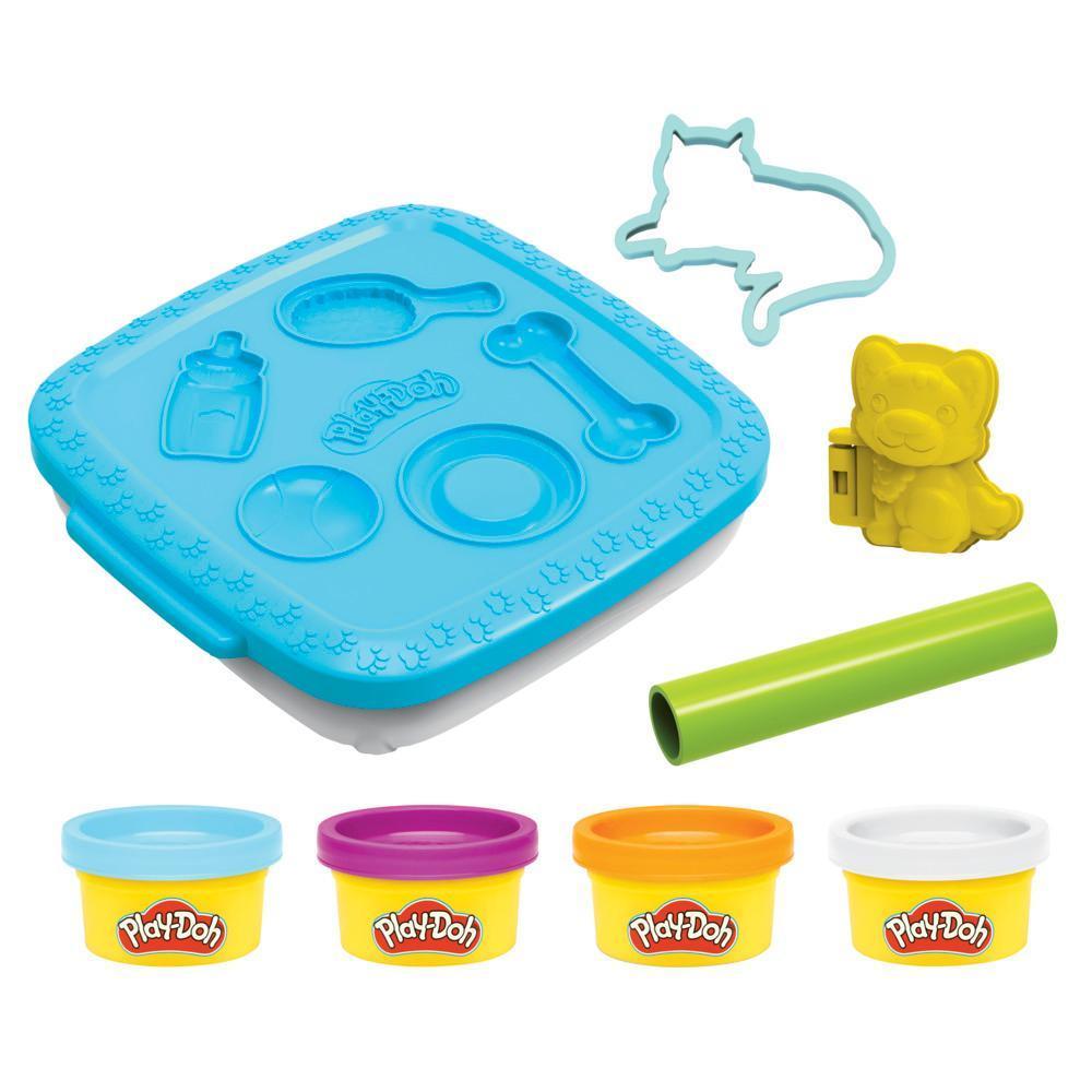 Play-Doh Create ‘n Go Pets Playset, Play-Doh Set with Storage Container, Arts and Crafts Toys for Kids product thumbnail 1