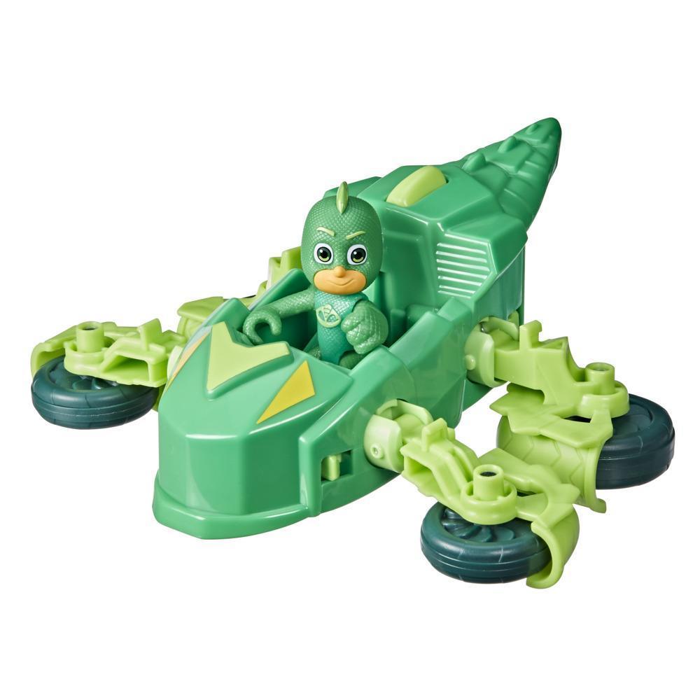 PJ Masks Gekko Deluxe Vehicle Preschool Toy, Gekko-Mobile Car with Gekko Action Figure for Kids Ages 3 and Up product thumbnail 1