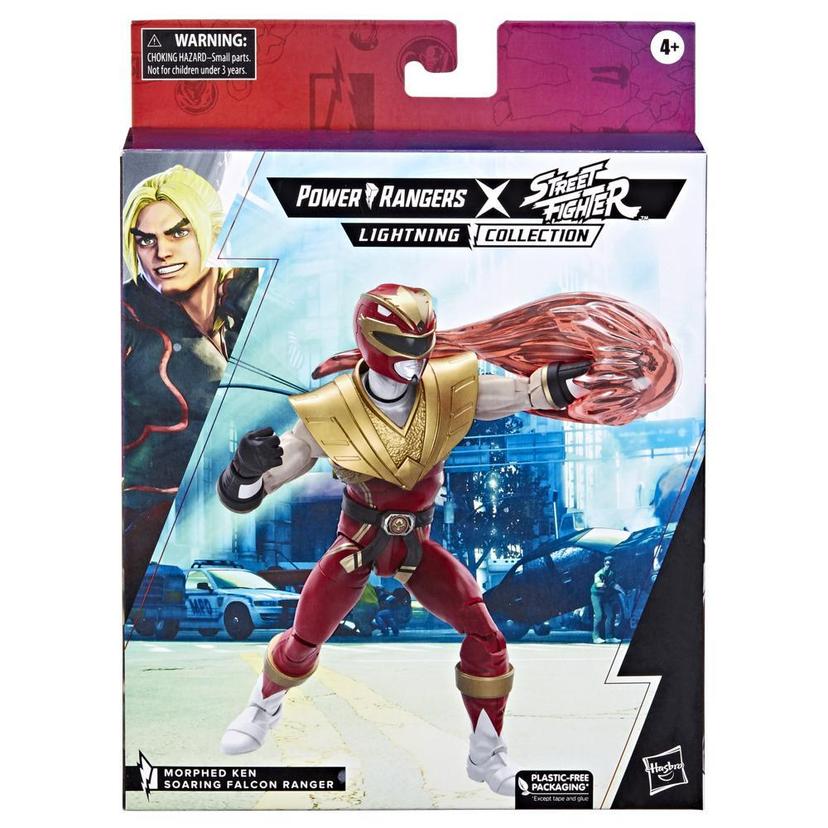 Power Rangers X Street Fighter Lightning Collection Morphed Ken Soaring Falcon Ranger Collab Figure product image 1