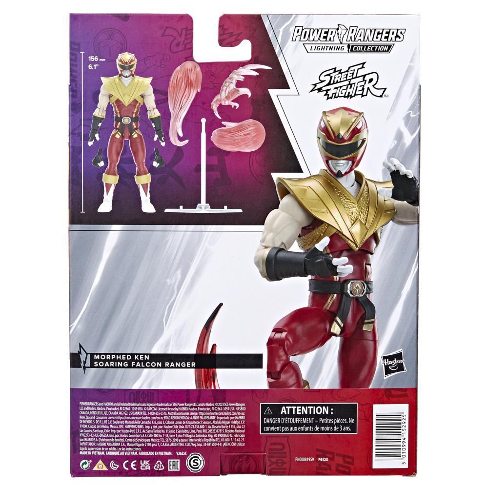 Power Rangers X Street Fighter Lightning Collection Morphed Ken Soaring Falcon Ranger Collab Figure product thumbnail 1