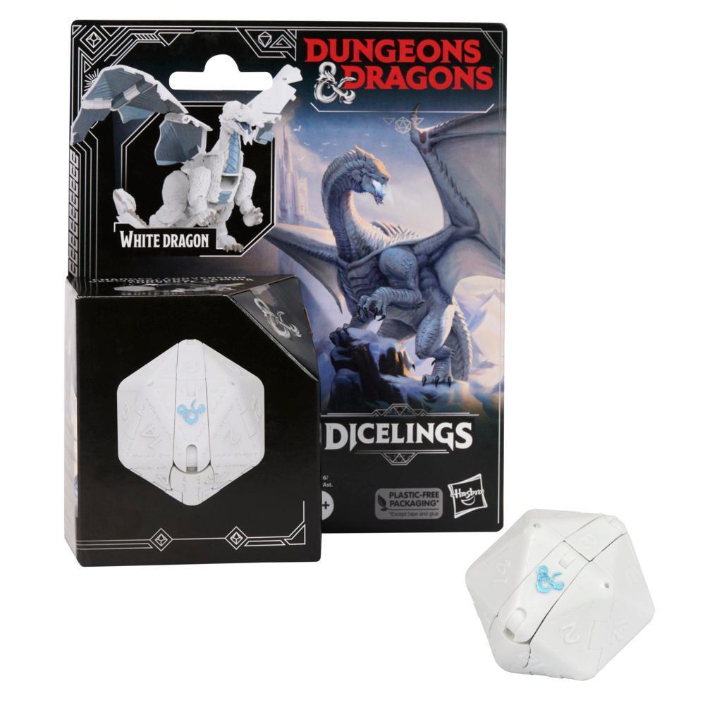 Dungeons & Dragons Dicelings White Dragon Collectible Action Figure product thumbnail 1