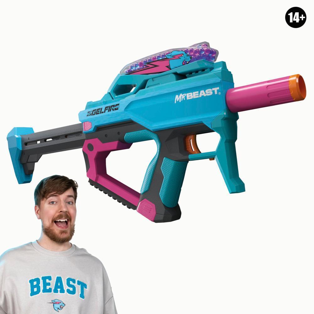 Nerf Pro Gelfire X MrBeast Blaster, 20,000 Gelfire Rounds, Hopper, Rechargeable Battery product thumbnail 1