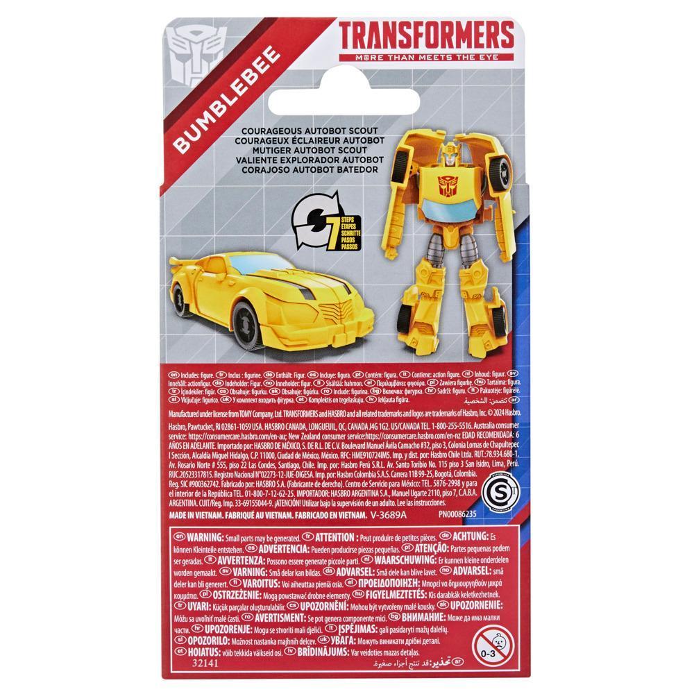 Transformers Toys Authentics Bravo Bumblebee, 4.5" Action Figures for Kids Ages 6+ product thumbnail 1