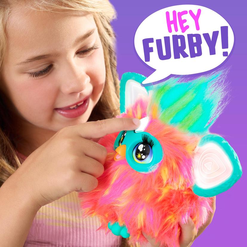 Hasbro Furby CORAL Interaktives Spielzeug, sprachaktiv TOP in