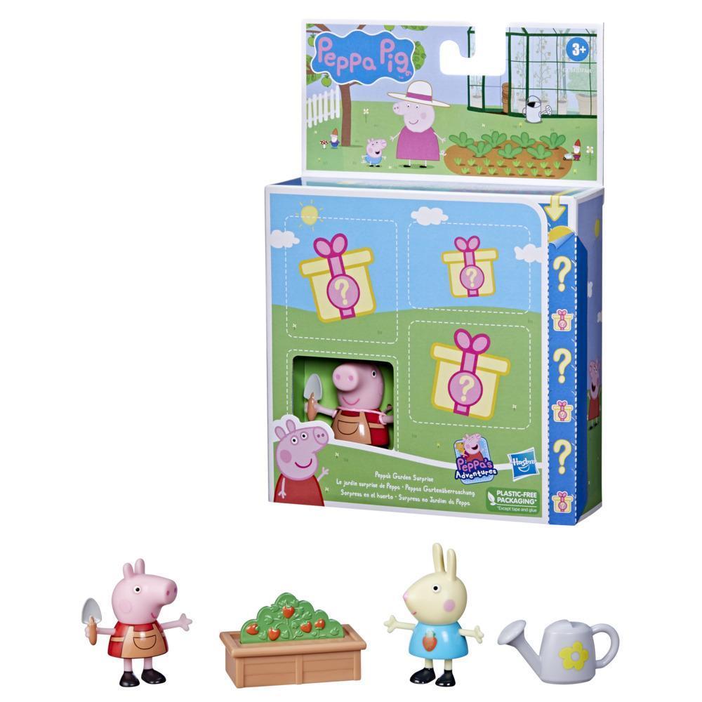 Peppa Pig Peppa’s Adventures Peppa’s Garden Surprise Figure and Accessory Set, Preschool Toy for Kids Ages 3 and Up product thumbnail 1