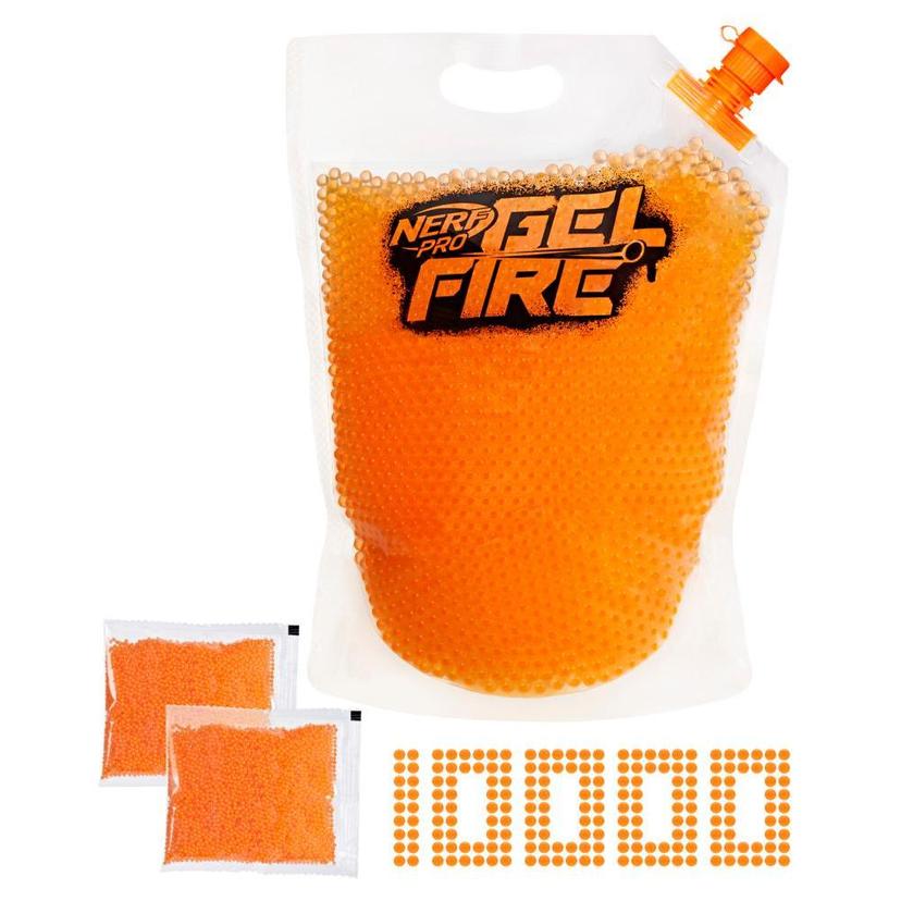 Nerf Pro Gelfire Reusable Ammo Pouch & 10,000 Dehydrated Gelfire Rounds, Ages 14 & Up product image 1