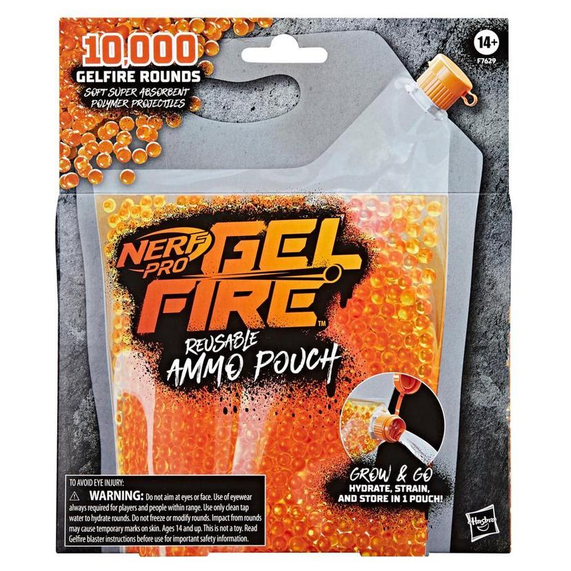 Nerf Pro Gelfire Reusable Ammo Pouch & 10,000 Dehydrated Gelfire Rounds, Ages 14 & Up product image 1