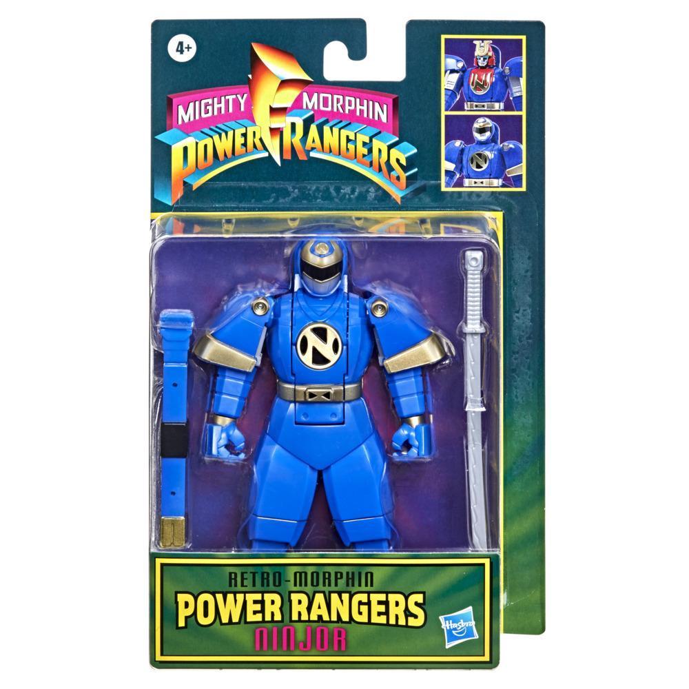 Power Rangers Retro-Morphin Ninjor Fliphead Action Figure Inspired by Classic Mighty Morphin Toy for Kids Ages 4 and Up product thumbnail 1