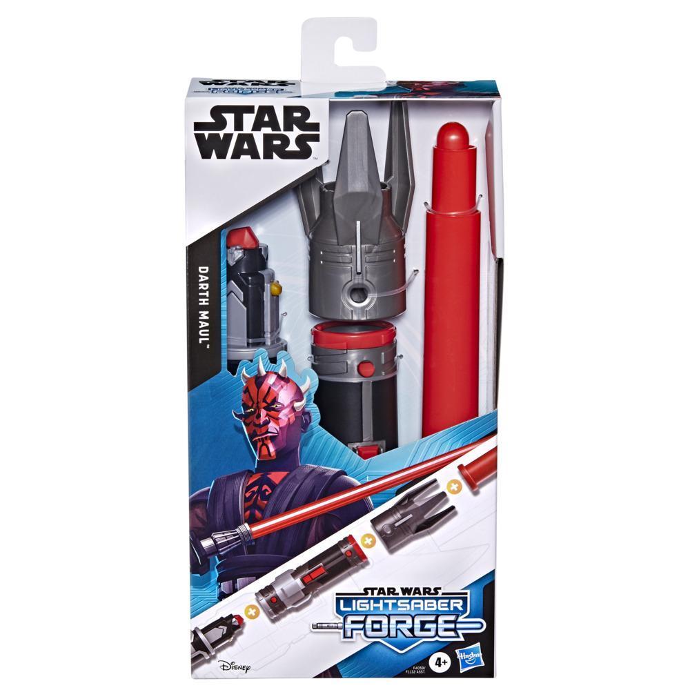 Star Wars Lightsaber Forge Darth Maul Extendable Red Lightsaber, Customizable Roleplay Toy for Kids Ages 4 and Up product thumbnail 1