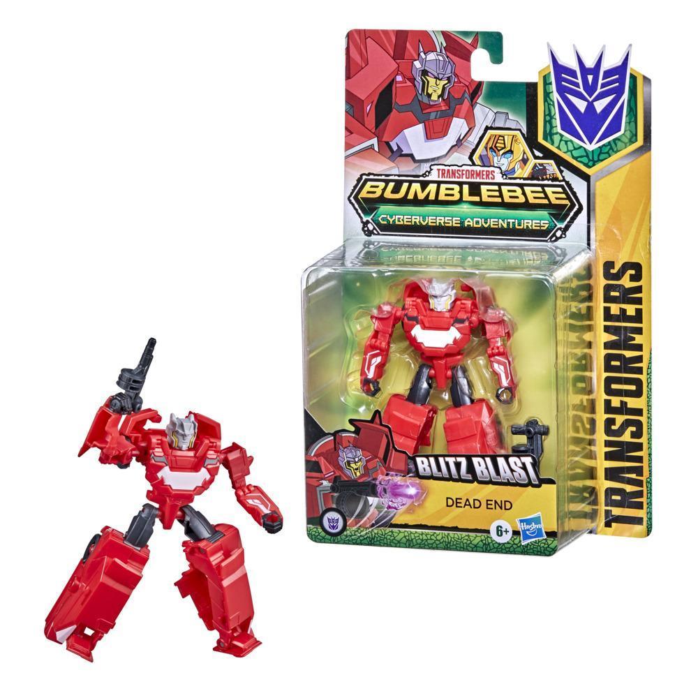 Transformers Bumblebee Cyberverse Adventures Dinobots Unite Action Attackers Warrior Class Dead End Figure, 5.4-inch product thumbnail 1