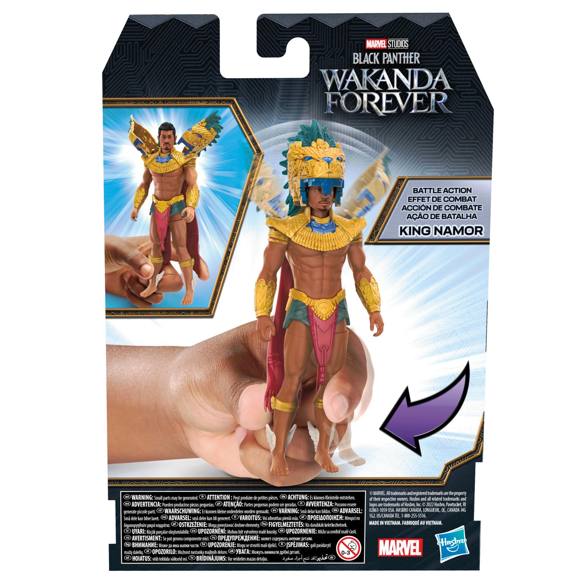 Marvel Studios' Black Panther Wakanda Forever Battle Action King Namor Action Figure, Toy for Kids Ages 4 and Up product thumbnail 1