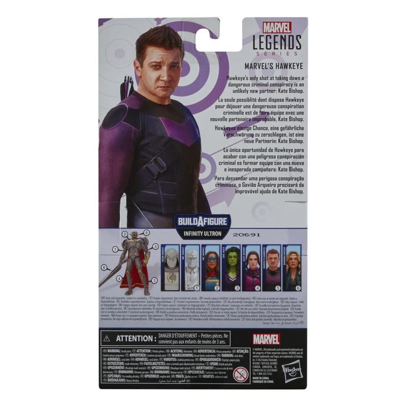 Marvel Legends Series Disney Plus Marvel’s Hawkeye 6-inch Action Figure Collectible Toy, 4 Accessories and 1 Build-A-Figure Part product image 1