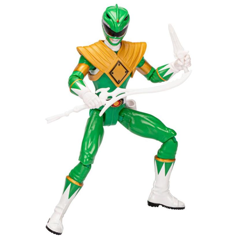 Power Rangers Mighty Morphin Green Ranger Action Figure Superhero Toy product image 1