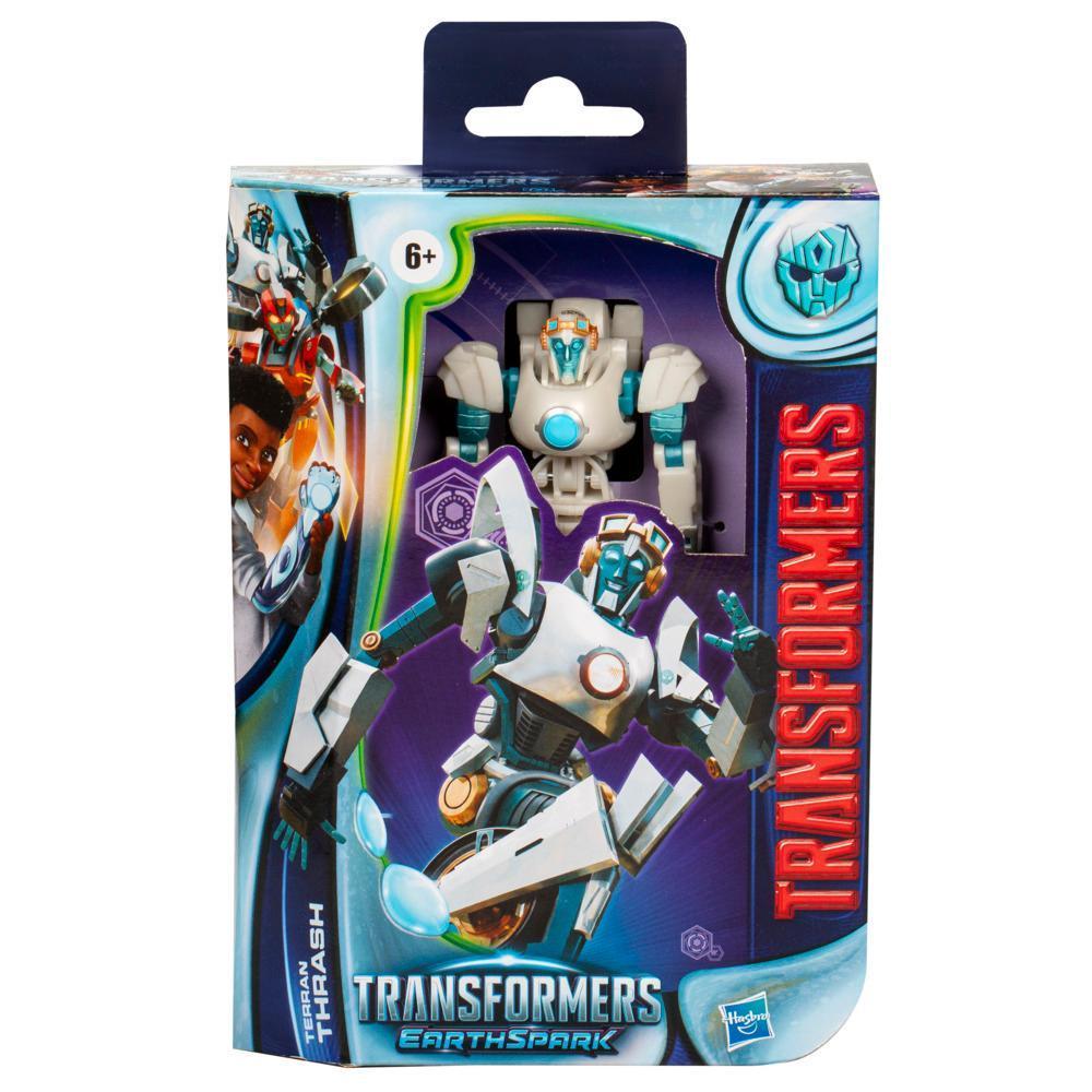 Transformers Toys EarthSpark Deluxe Class Terran Thrash 5" Action Figure for Kids 6+ product thumbnail 1