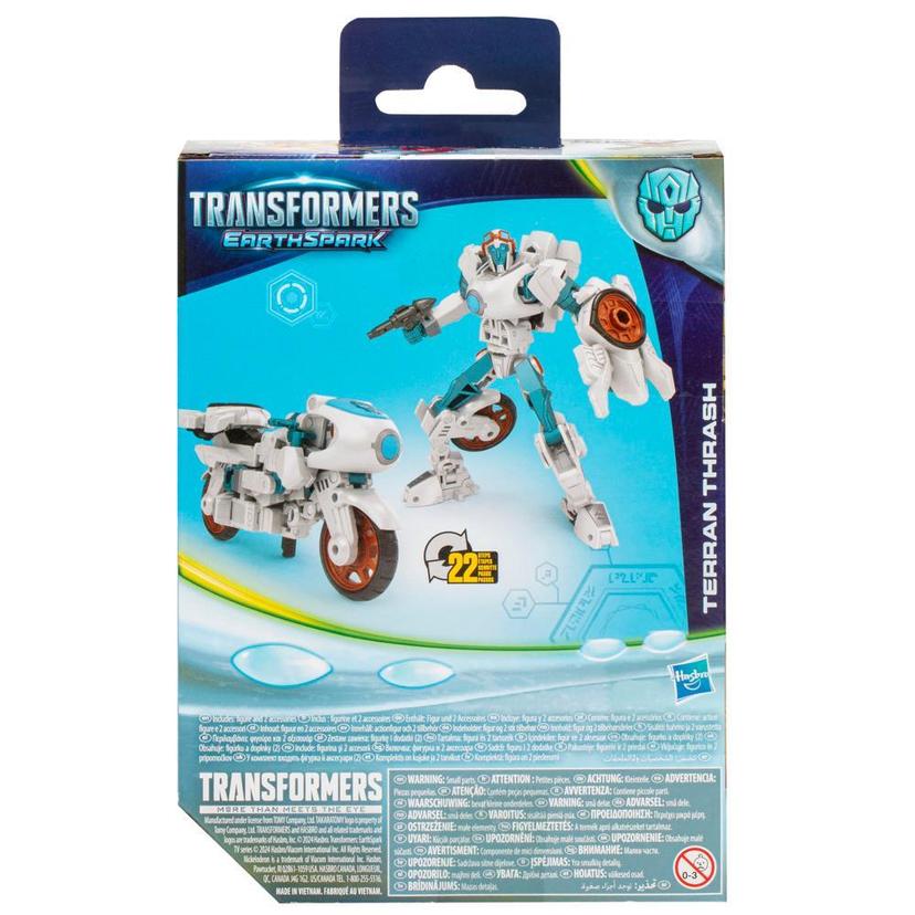 Transformers Toys EarthSpark Deluxe Class Terran Thrash 5" Action Figure for Kids 6+ product image 1