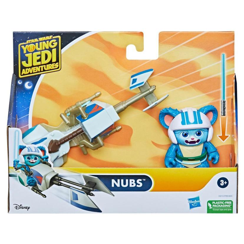 Star Wars Nubs Figure & Speeder Bike, Star Wars Toys, Preschool Toys (4"-Scale) product image 1