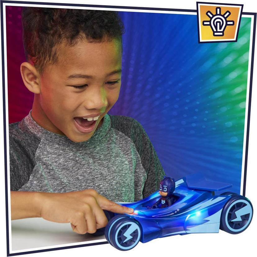 PJ Masks Glow & Go Cat-Car Preschool Toy Vehicle, Light Up Catboy Car with Catboy Action Figure for Kids Ages 3 and Up product image 1