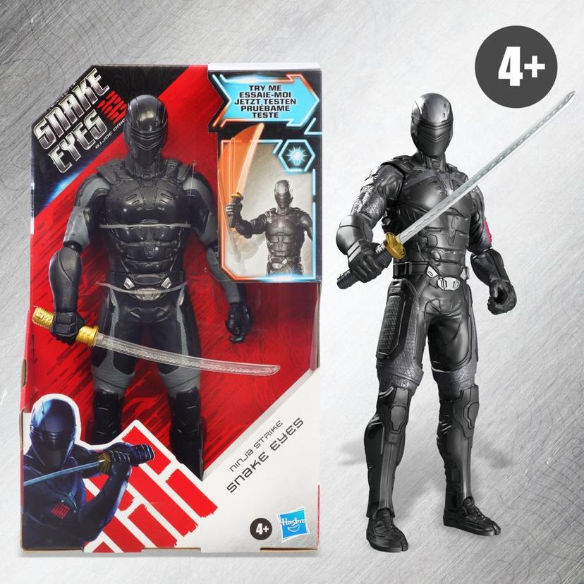 Snake Eyes: G.I. Joe Origins Ninja Strike Snake Eyes Collectible 12-Inch Scale Figure with Action Feature, Ages 4 and Up product image 1