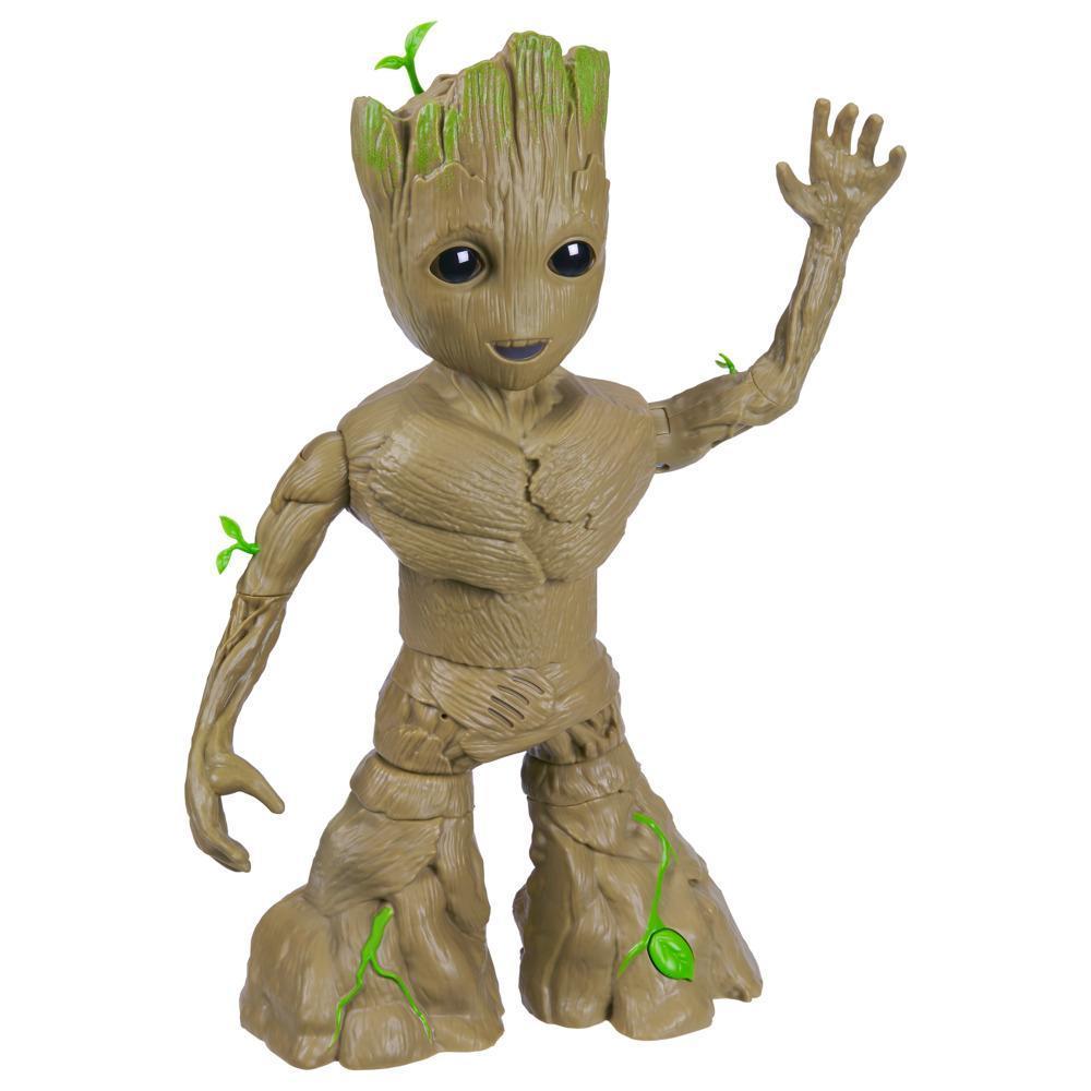 Marvel Studios I Am Groot Groove 'N Grow Groot, 13.5 Inch Interactive Action Figure, Marvel Toys product thumbnail 1