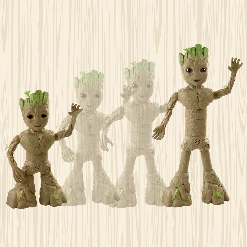 Marvel Studios I Am Groot Groove 'N Grow Groot, 13.5 Inch Interactive Action Figure, Marvel Toys product thumbnail 1