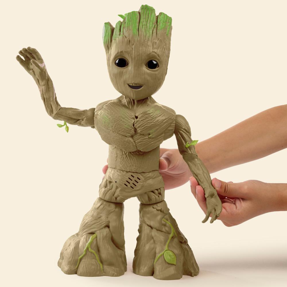 Marvel Studios I Am Groot Groove 'N Grow Groot, 13.5 Inch Interactive Action Figure, Marvel Toys product thumbnail 1